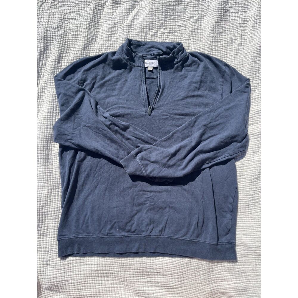 Goodfellow & Co. Dark Blue Quarter Zip – Size L